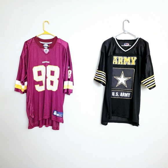 NFL Washington Redskins #98 Armstead + Army Football - sz XL Jersey Lot - Picture 4 of 6